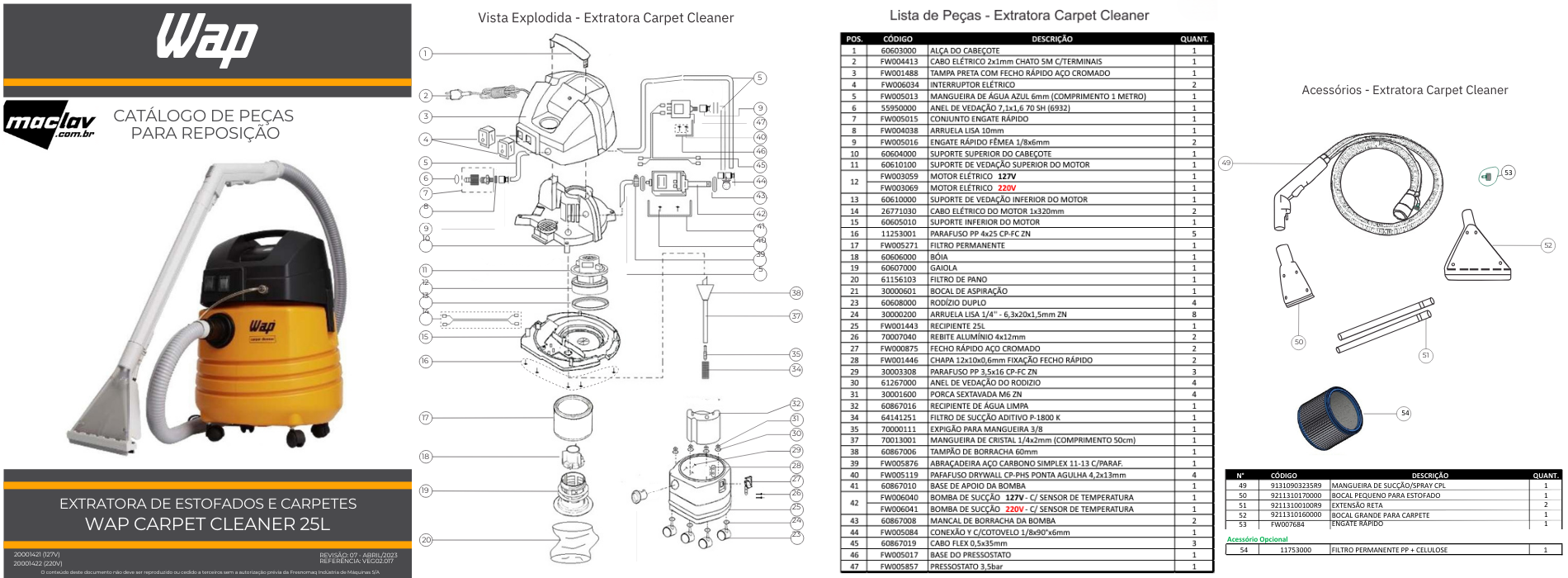 Carpet Cleaner 25L ( Wap )