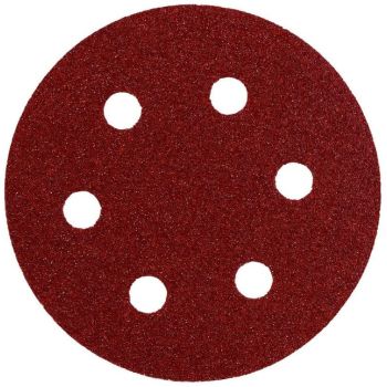 Kit 10 Folhas de Lixas Autoaderentes Metabo 80mm P-240