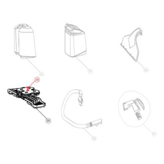 Escova Para Pisos Frios para WAP COMFORT CLEANER/POWER CLEANER - FW008490